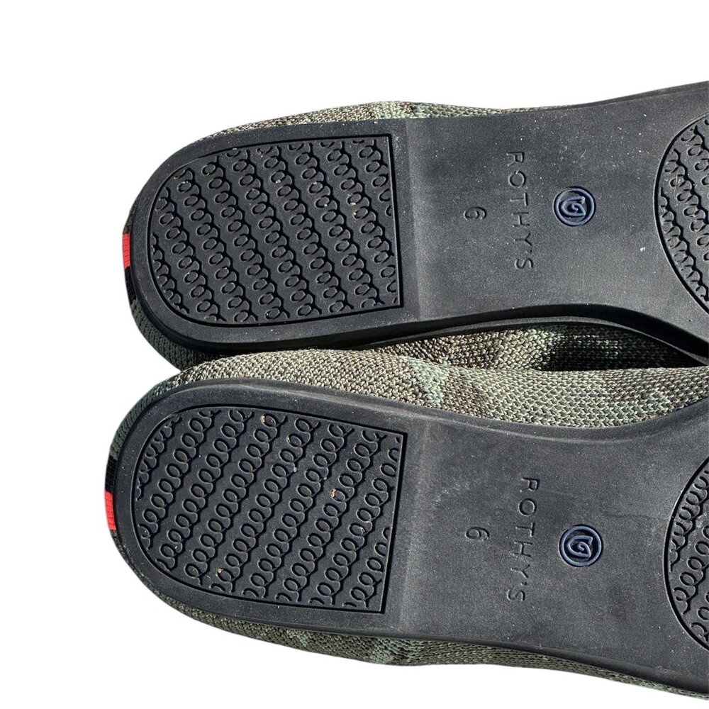 Rothy’s The Loafer Flats– Olive Camo, Size 6 - Picture 8 of 8